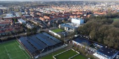 Spant eerste eventlocatie met een solar carport